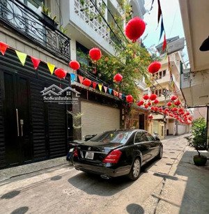 hẻm xe hơi 5m thông đường nguyễn trọng tuyển ngang 4.3m nhà 2 tầng tiện xây mới 6 tầng