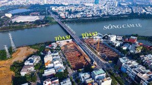 độc quyền căn hộ sân vườn tầng 7 view sông s2, diện tích 63m2, dự án spana tower ngay cầu hoà xuân