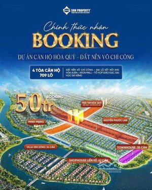 chính thức nhận booking 4 tòa căn hộ hòa quý, nguyễn phước lan giao minh mạng, cđt sun group, sổ ld