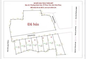 chủ cần bán lô 60m trung tâm xuân hòa cách sư phạm 300m
