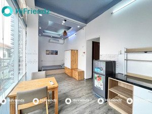 phòng xinh full tiện nghi - studio cửa sổ trời 25m2 - thang máy - gần phố tây bùi viện quận 1