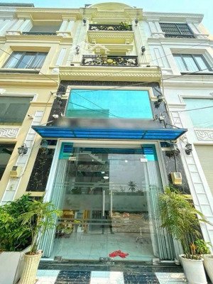 bán nhà 4 tầng, hẻm xe hơi, huỳnh tấn phát, quận 7, sổ hồng riêng, hoàn công đủ, giá 7.85 tỷ.