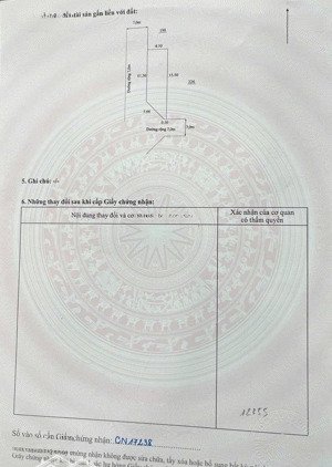 bán đất lô góc,hòn xện ,vĩnh hoà,dt 61,7 m2,ngang 4,5 m,hướng tây nam- giá 4,75 tỷ
