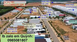 Đất nền vsip bình định 100% thổ cư sổ hồng riêng