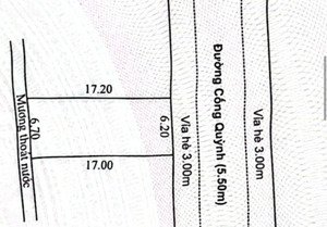 cực phẩm đất mặt phố cống quỳnh: ngang 6.2m nở hậu, hạ tầng xịn, sát sông 6.85 tỷ. lh: 