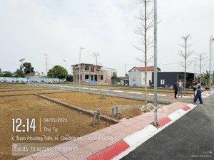 đất nền 1,5 tỷ trần phú, chương mỹ sổ riêng, ô tô vào ,dt 80m mặt tiền 6m