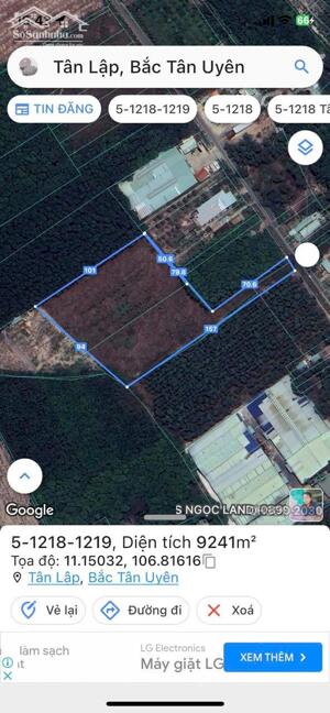 BÁN 3 LÔ ĐẤT LIỀN KỀ ĐƯỜNG TÂN LẬP 02 – PHƯỜNG TÂN UYÊN, TP.HCM – GẦN VSIP 3 – DIỆN TÍCH LỚN, TIỀM NĂNG ĐẦU TƯ