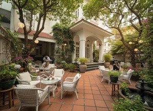 cho thuê thẳng biệt thự lô góc 2mt tại khu thành phố giao lưu cực đẹp - cực sầm uất