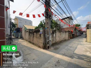 chính chủ gửi bán 103m3 tại thôn đông ngàn xã đông anh giá quá yêu thương lô góc. lh; 