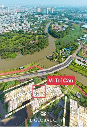 bán 2pn 78m2 masteri park place the global city view sông, tầng cao, đông bắc