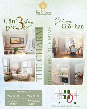 bán cc the charm an hưng, 8,1 tỷ, 91,5m2, 3pn, 2wc c, 8,1 tỷ, 91,5m2, 3pn, 2wc chỉ với giá cực chất