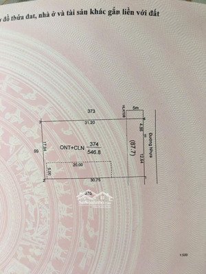 bán đất tại vị trí cách 50m với đt 749b, minh thạnh, dầu tiếng, 2,65 tỷ, 546,8 m2 hot