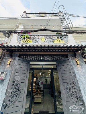 bán nhà hẻm xe hơi 1 sẹc sát mặt tiền đường phạm văn chiêu, p.9, 4 x 12,5 giá 5.95 tỷ tl