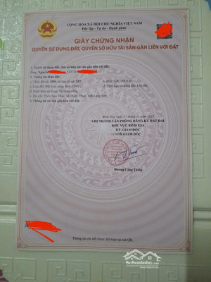 quỹ đất đẹp 190m² trung tâm kdl thác suối tiên, bình gia!