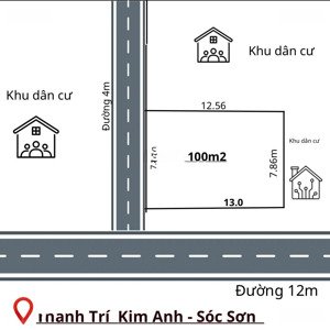 hiếm lô đất trục chính kinh doanh thanh trí kim anh hà nội