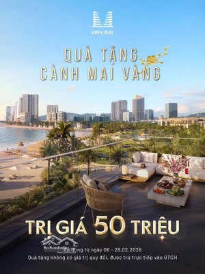 aria bay hạ long - chính sách tháng 3 chiết khấu ngay 16% - mặt biển - sổ hồng lâu dài
