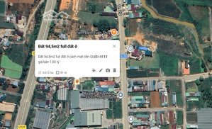 bán lô đất 94,5m² hẻm đập nước, xã hiệp an đức trọng