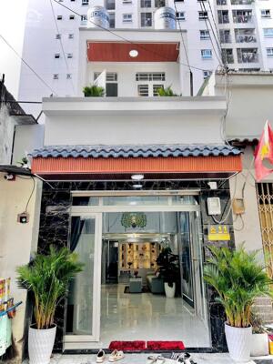 Nhà SHR mặt tiền Tân Thới Nhất 10-Q12.Dt 3,2x14~45m2~3 tấm~4,98ty