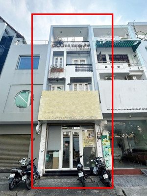 cho thuê nhà mặt tiền đường hoa sứ, phú nhuận, dt: 4x15m, trệt 3 lầu st, giá 40 triệu
