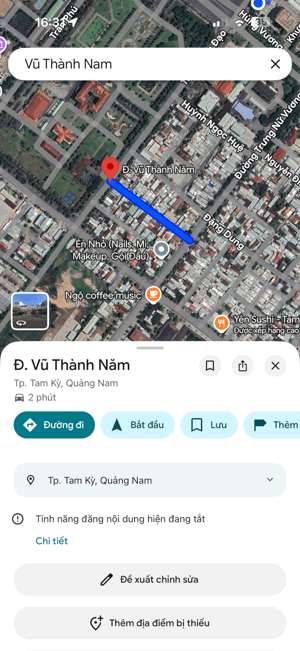 Bán đất mặt tiền đường Vũ Thành Năm 100m2_Giá: 1,8 tỷ