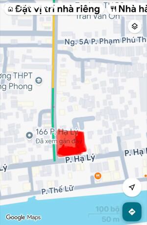 Bán nhà 65,6m² full thổ cư ngang 8,3m giá 9.5 tỷ tại Đường Phạm Phú Thứ, Hồng Bàng