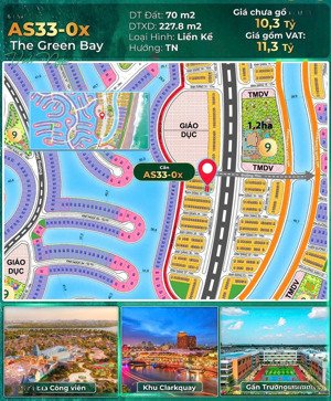 căn liền kề 70m-dãy ánh sáng 33 | sản phẩm siêu hiếm tại vịnh ngọc-vinhomes cần giờ