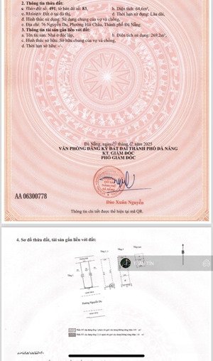 căn nhà mặt tiền đường nguyễn du, thông thẳng ra bến du thuyền bạch đằng.