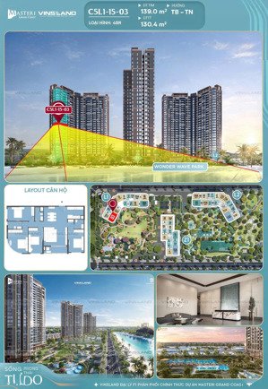 chưa từng có siêu phẩm 4pn vip nhất masteri grand coast - tầng trung - tầm view ôm trọn hồ tạo sóng