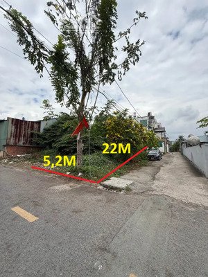 bán đất mặt tiền thạnh lộc 47, quận 12, 114m² (5.2x22) đường 10m, view sông sài gòn, giá 6.7 tỷ