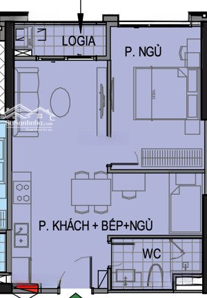 chủ nhà gửi bán căn 1pn + paris tầng trung, giá chỉ 3.25 tỷ, cam kết rẻ nhất phân khu