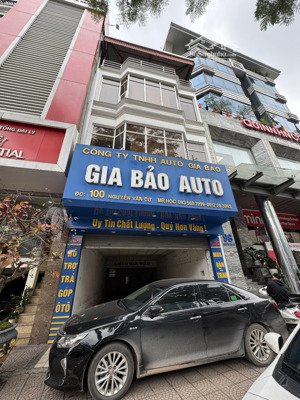 cho thuê nhà mặt phố nguyễn văn cừ, phường long biên, hà nội 190m2 x 3 tầng, giá 45 triệu/tháng