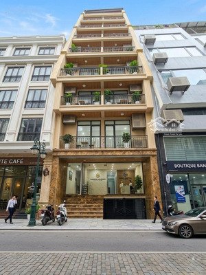 bán tòa nhà văn phòng mặt phố hoàng ngân 9 tầng 1 hầm - mt 7.9m - thiết kế hiện đại - giá 70 tỷ