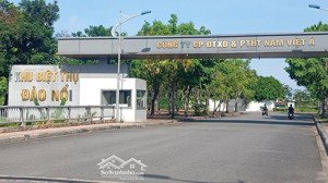 chỉ 50 triệu/m2- đất khu biệt thự đảo nổi, đường thăng long, cẩm lệ, đà nẵng- view sông mát mẻ