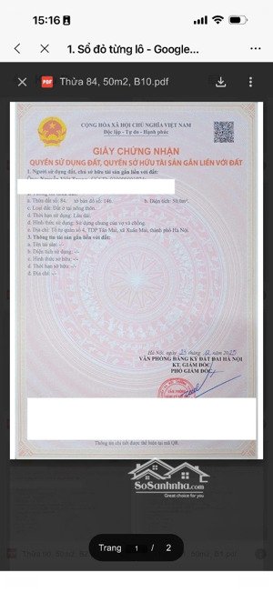 đất nền sổ đỏ hà nội sẵn sổ đỏ giá f0 giá chỉ gần 2 tỉ liên hệ 