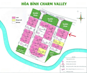 bán lô góc 419m2 đất tái định cư quang tiến gần cao tốc hòa bình ( charm valley )