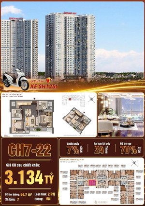 bán căn 2pn hot nhất hoàng huy rose chỉ còn 1 căn duy nhất mã căn 22 tầng 7 thiết kế 2