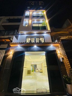 nhà bán nguyễn văn khối 5tầng, 5pn, 6wc, full nội thất hẻm xe tải nhỉnh 9tỷ, nở hậu nhà vào ở ngay