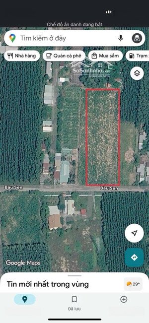 bán đất tại bàu sen, 20 tỷ, 6000 m2, chính chủ bán gấp