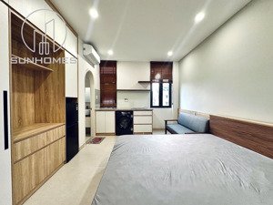 cho thuê căn hộ dịch vụ full nội thất mới xây 100% ngay lê văn quới - mã lò