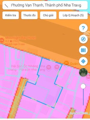 bán đất 408,6m² mặt tiền đường xóm cồn, khu du lịch nha trang, đang cho thuê tốt 50tr/ tháng