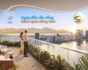 căn hộ 1 pn vừa view biển vừa view sông, xem cầu rồng phun lửa tại nhà, dễ cho thuê