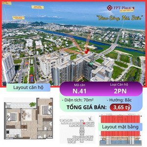 plaza 4 - mã n41 view sông núi biển 2pn 70m² giá tốt 3,65 tỷ | xem thêm 5+ căn f4 rẻ nhất tt