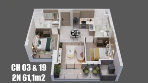 lumiere smart city, bán căn a3.0303 2n2wc 66m2 giá 6,16 tỷ ân hạn đến t7/2026