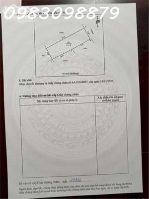 Chính chủ cần tiền Bán gấp lô đất ngay UBND phường Nghi Đức cũ, Vinh, Nghệ An, diện tích 125,8 m2