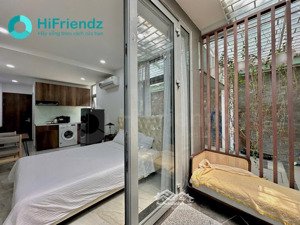[ quận 2 ] _ studio sân vườn riêng sẵn máy giặt riêng _ vị trí tiện di chuyển