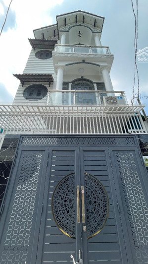 nhà 4 tầng trương thị hoa q12 - hẻm xe hơi thông ngang 5m x 12m