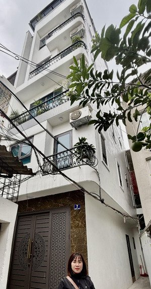 bán nhà mai động lô góc thoáng sáng 2 mặt ngõ thông 6 tầng thang máy 30m ra hồ đền lừ ,trường chợ