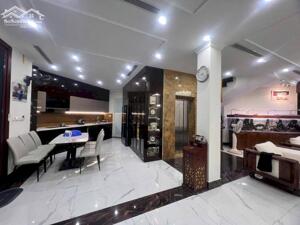 Nhà ngõ 13 Lĩnh Nam, ô tô tránh, 121m2 x 5 tầng thang máy, giá 23.5 tỷ TL, 0985868893