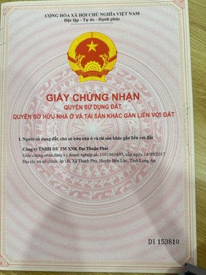 bán đất mặt tiền nguyễn hữu trí giá dễ thương
