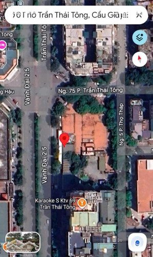 bán lô đất 3 mặt đường - trung tâm phường cầu giấy - mặt trần thái tông